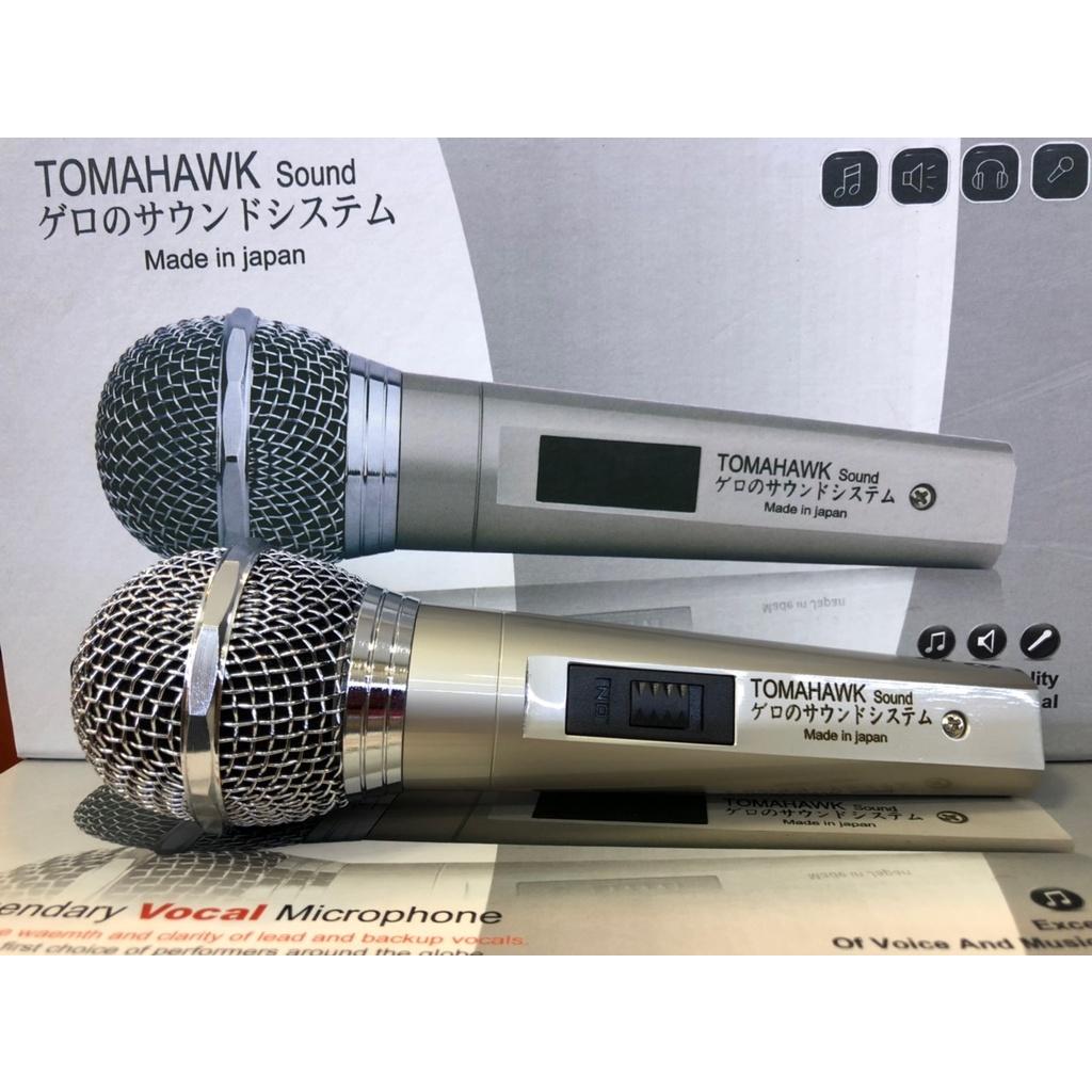Micro có dây TOMAHAWK thương hiệu Nhật Bản, micro thu âm nhạy, trong tiếng, dùng chho dàn karaoke, loa kéo