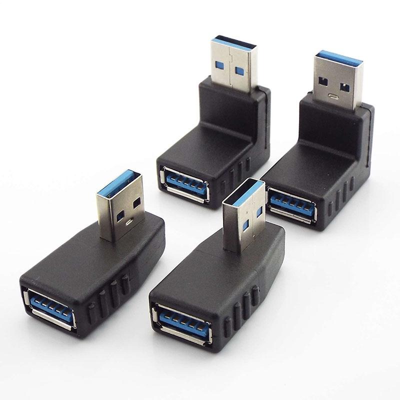 Đầu Nối Mở Rộng Usb 3.0 A Male Sang Female 90 Độ Cho Laptop PC