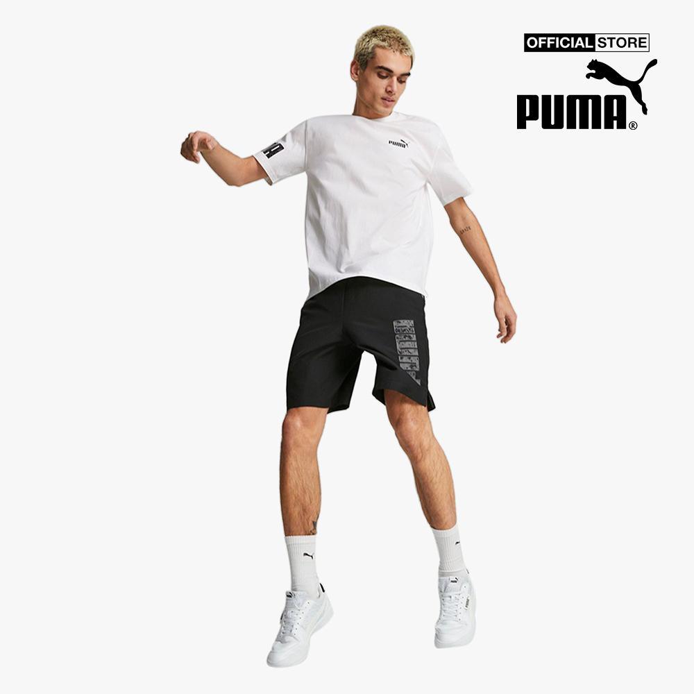 PUMA - Quần shorts tập luyện nam Power Woven673400