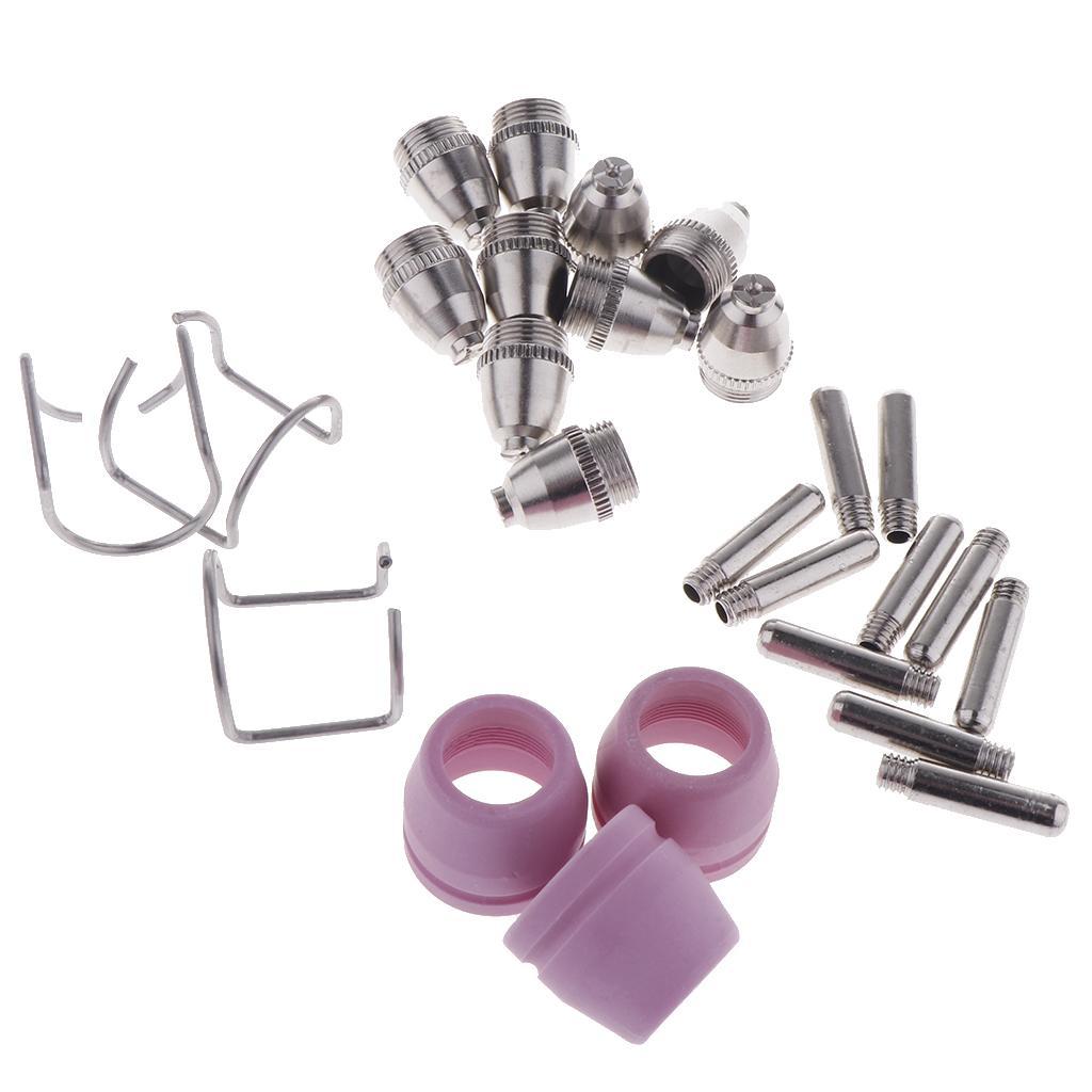 26 Pieces SG55/AG60 Plasma Cutter Torch Consumables Accessories