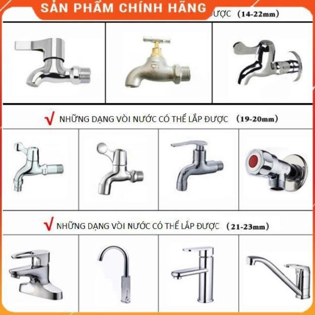 Vòi tưới cây rửa xe️Evoucher️ Bộ dây vòi xịt nước rửa xe, tưới cây , tăng áp 3 lần, loại 15m 206622-5 cút sập, nối