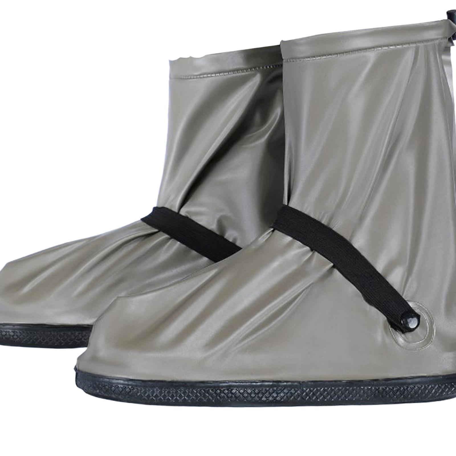 PVC Waterproof Rain Shoes Cover Overshoes Snow Protection for Adults Camping