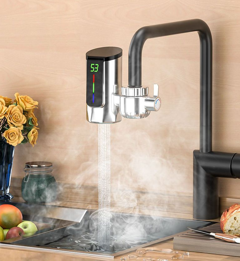 Bộ làm nóng trực tiếp tại vòi Electric Faucet Water Digital LCD Display 3300W