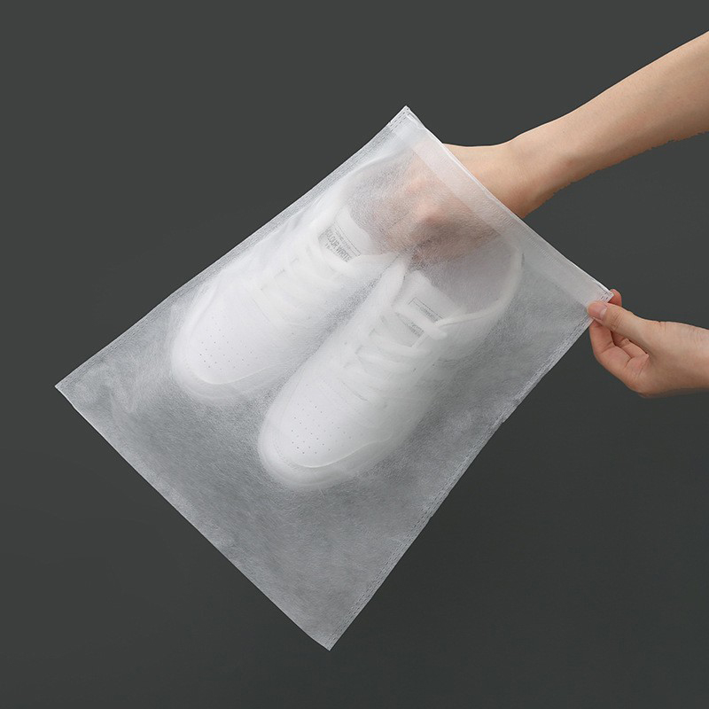 Túi Đựng Giày Miệng Có Dây Rút Vải Không Dệt Đa Năng, Đựng Đồ Tiện Dụng
