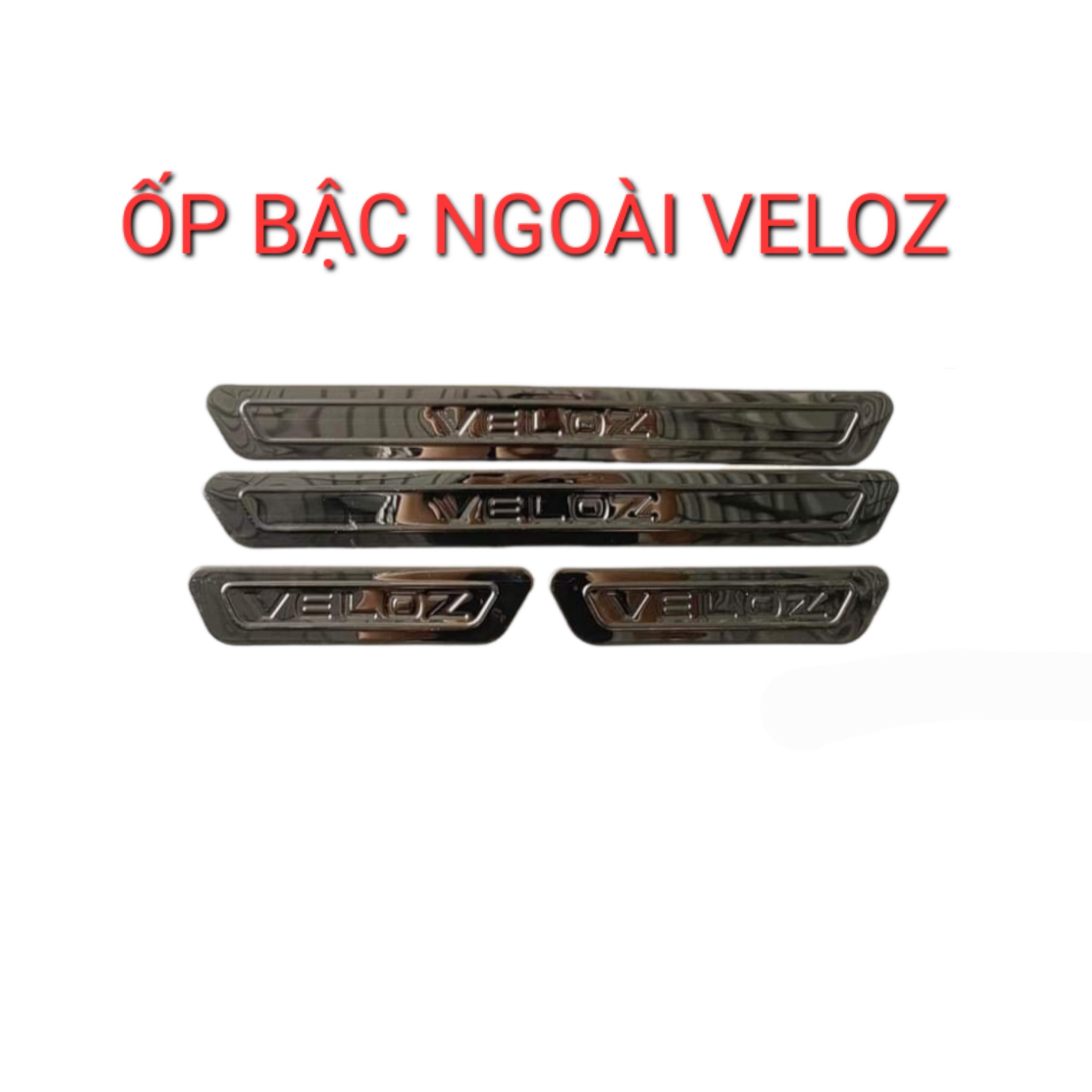 Ốp Bậc Cửa, Nẹp Bước Chân Toyota Veloz 2022 2023 Mẫu Titan Cao Cấp