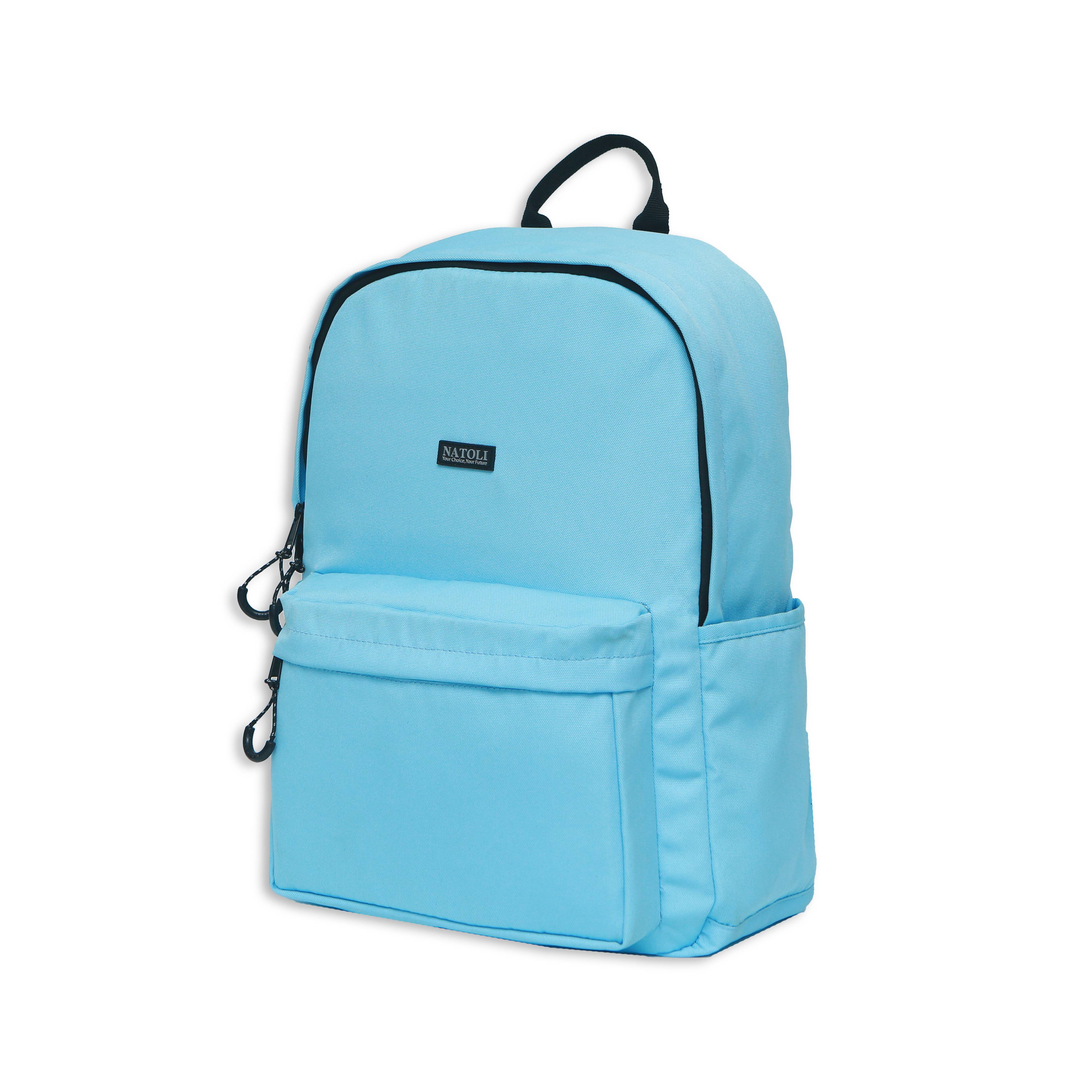 Balo đi học nam nữ thương hiệu NATOLI nhiều ngăn chống nước tốt - Basic Backpack B2