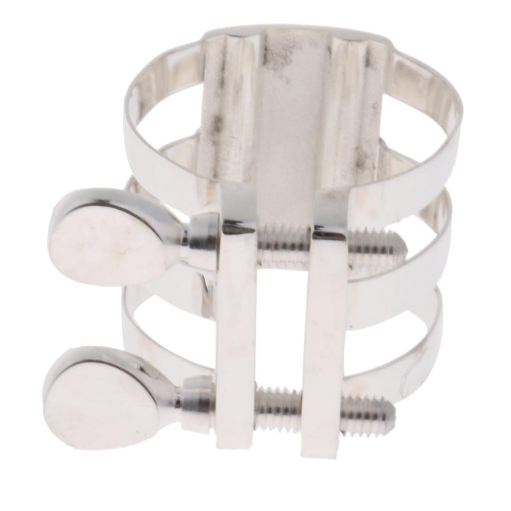 2xAlto Saxophone Mouthpiece Clamp Mouthpiece Ligature Fastener Saxophone Parts