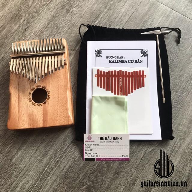 Đàn kalimba 17 phím- tặng phụ kiện âm vang