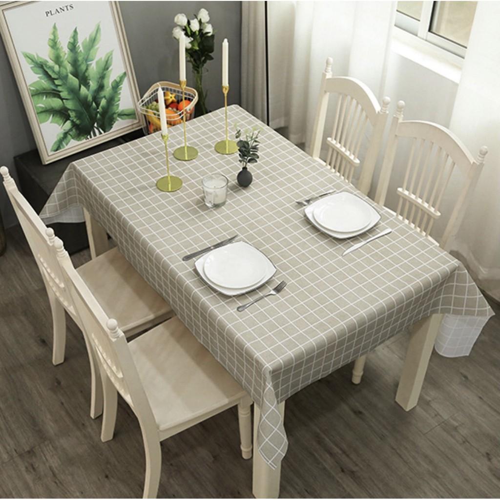 Khăn Trải Bàn Ăn NHỰA PVC Chống Thấm Phong Cách Châu Âu SBK098
