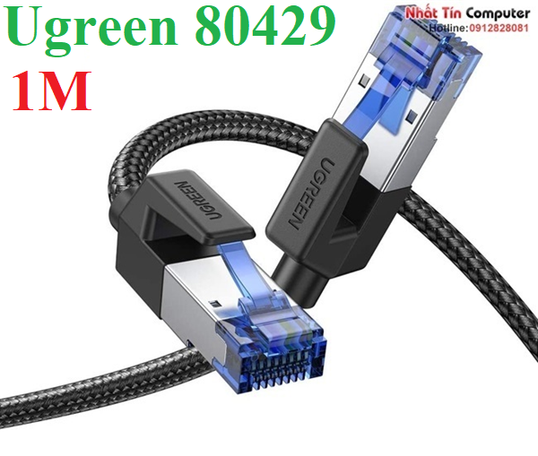 Cáp nối mạng Lan Ugreen 80429 1M ,80430 1,5m , 80431 2m , 80432 3m , 80433 5m CAT8 - Hàng chính hãng