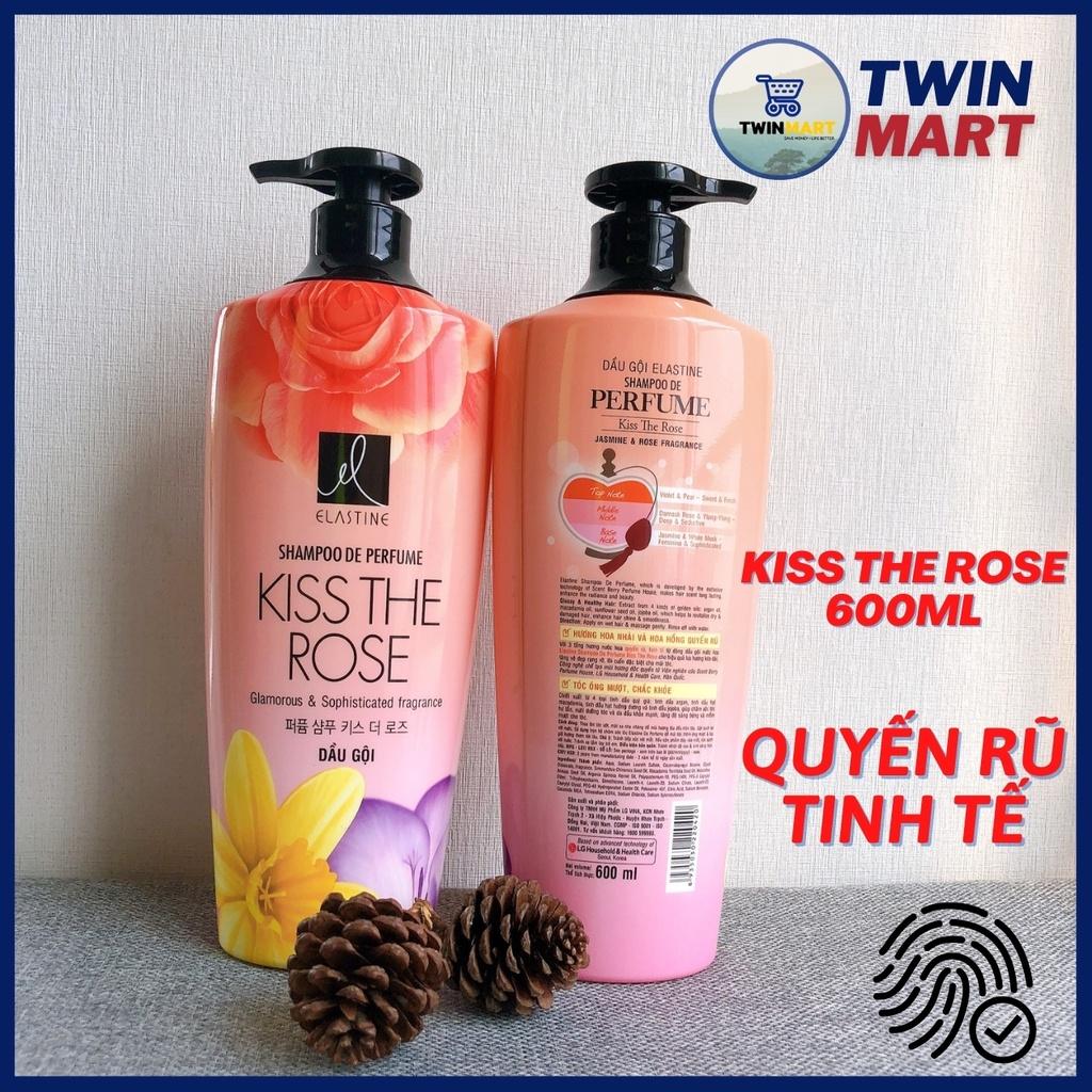 Date xa Dầu gội Elastine hương nước hoa 1000ml và 600ml - Hàn Quốc - hương Kiss the rose