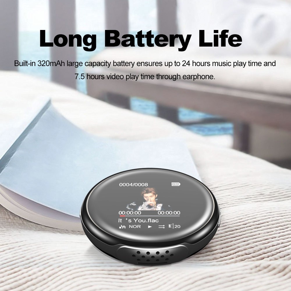 Máy Nghe Nhạc MP3 Bluetooth Ruizu M1 Bộ Nhớ Trong 8GB - Hàng Chính Hãng