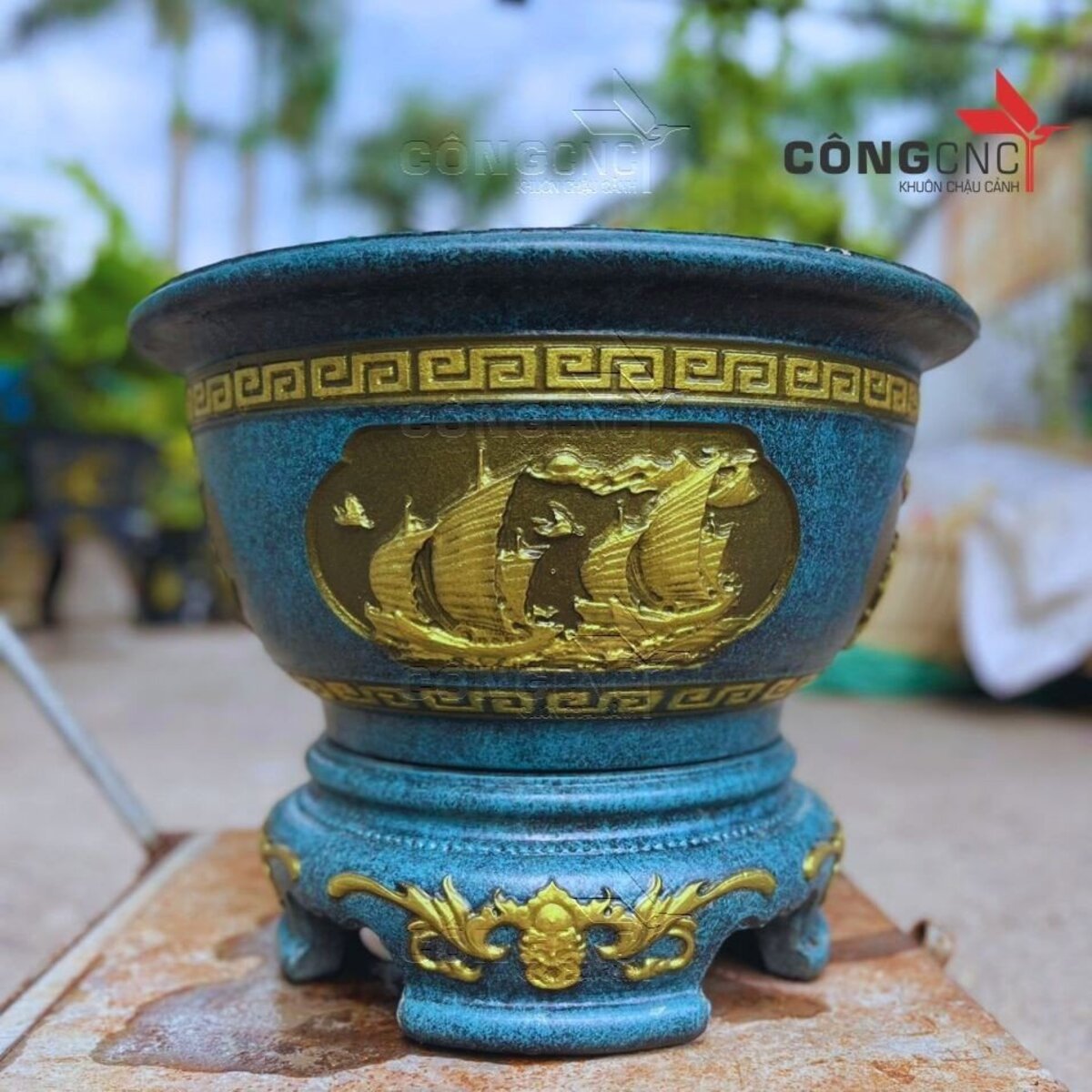 Khuôn Đôn Chậu Cảnh Tròn 50, Hàng Việt Nam