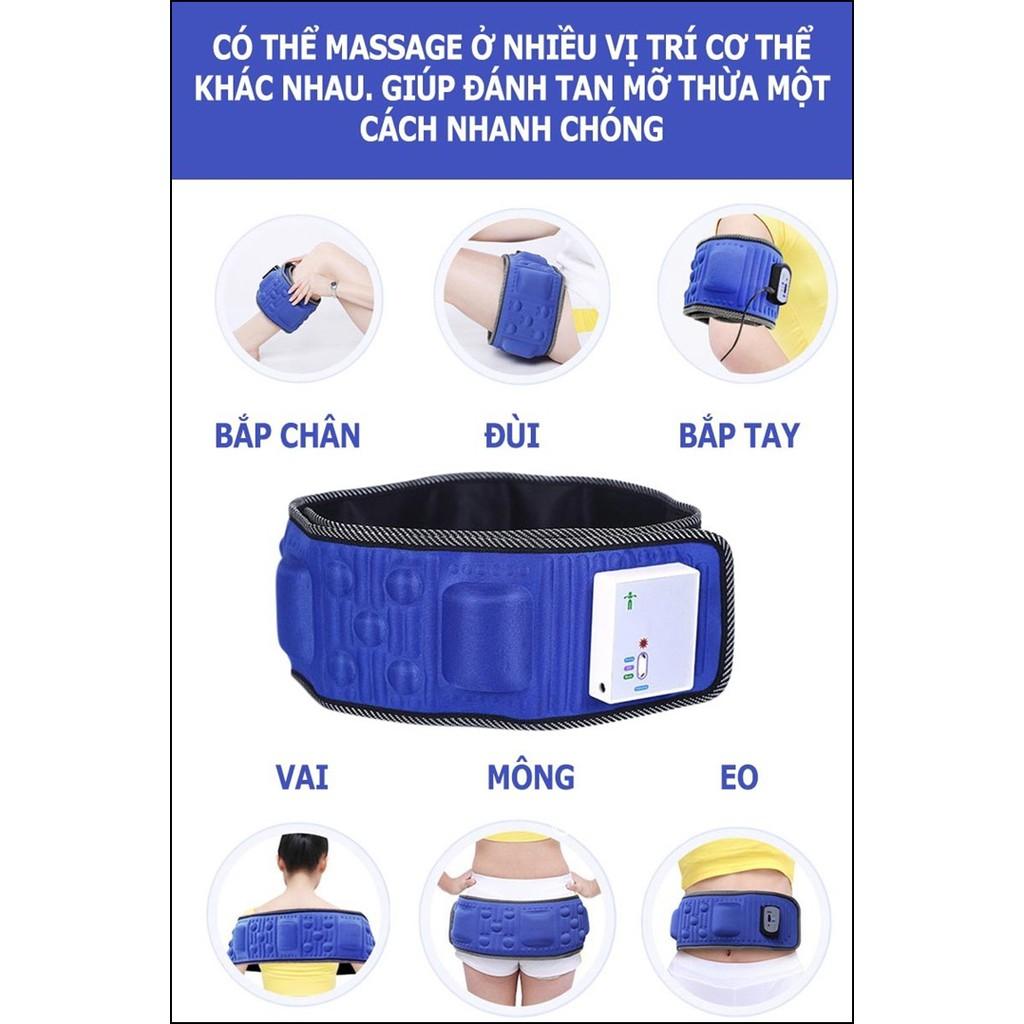 Đai massage X5 xài pin không cần dây phiên bản dùng pin sạc tiện lợi..