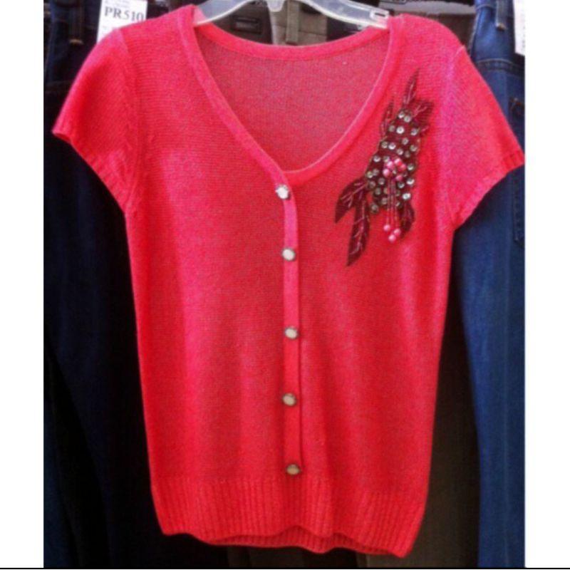 Áo Len Đính Đá Cao Cấp Hàng Shop ảnh thật