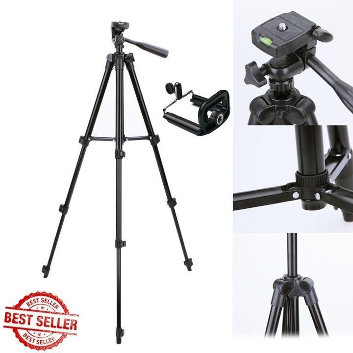 Gậy 3 chân Tripod TF 3120 + remote chụp ảnh + giá đỡ điện thoại