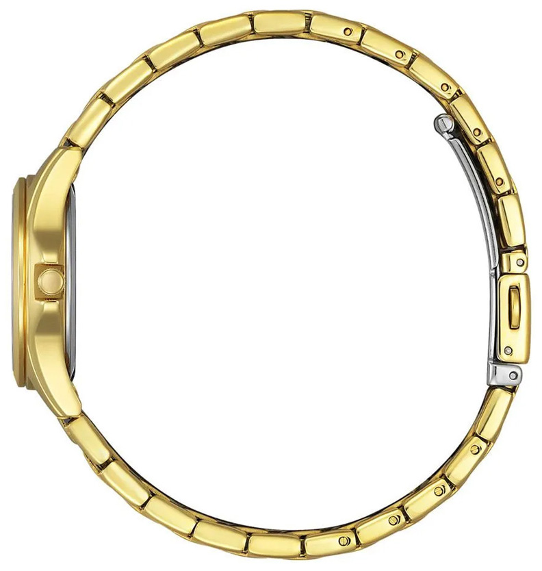 Đồng Hồ Nữ Citizen Pin-Quartz Dây Thép Không Gỉ EQ0612-58E - Mặt Đen (27.5mm)