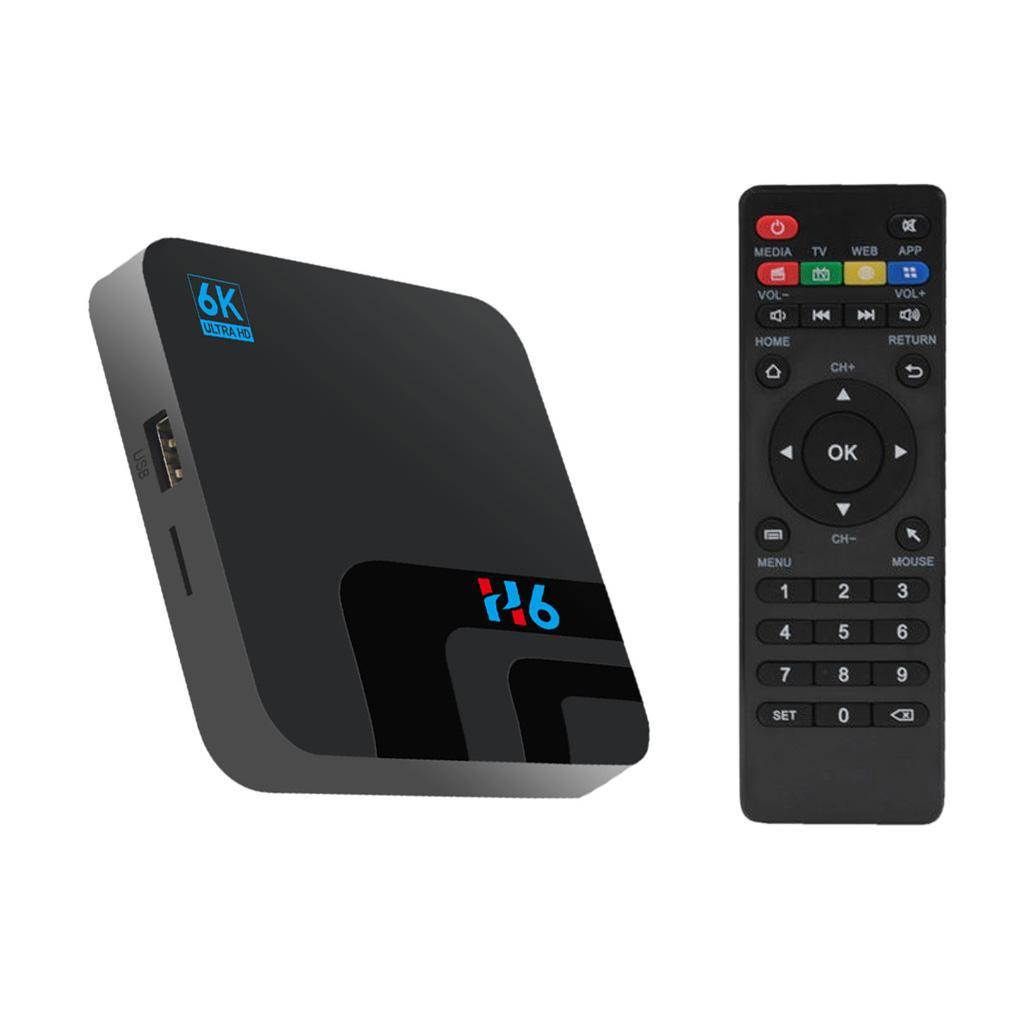 H6 Android Smart 4+32G Quad Core 6K HD WiFi Media Player