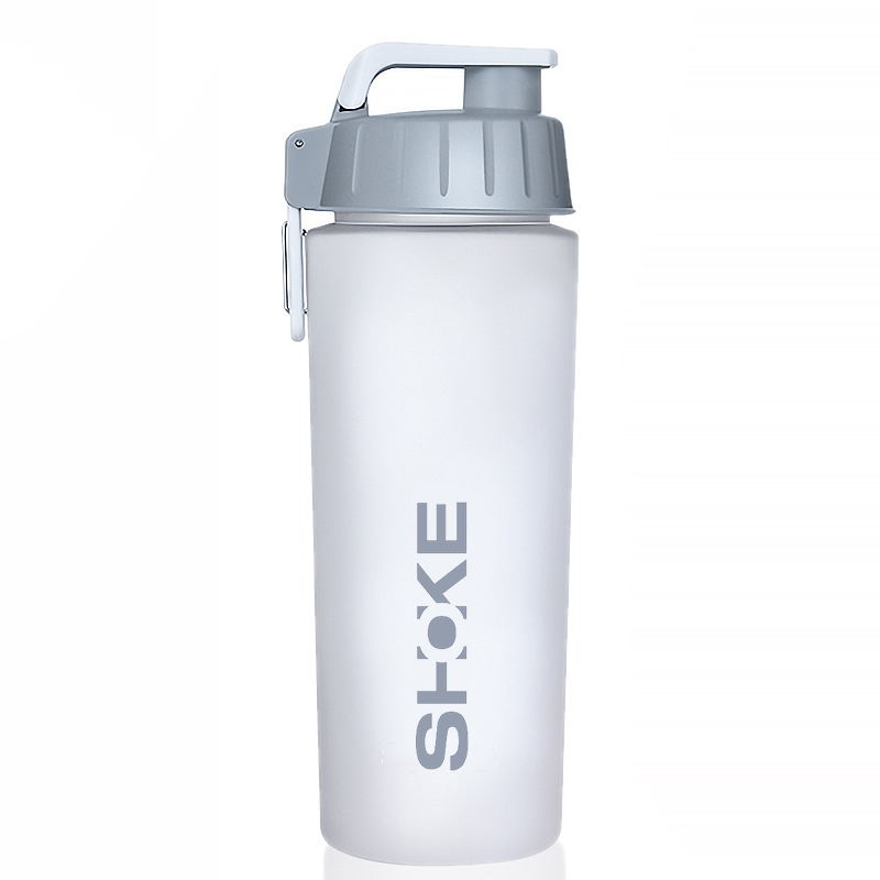 Bình nước thể thao tập gym kết hợp bình lắc whey shaker chất liệu TRITAN  dung tích 800ml CLEACCO dòng SHOKE  dung tích 800ml- tặng bóng khuấy