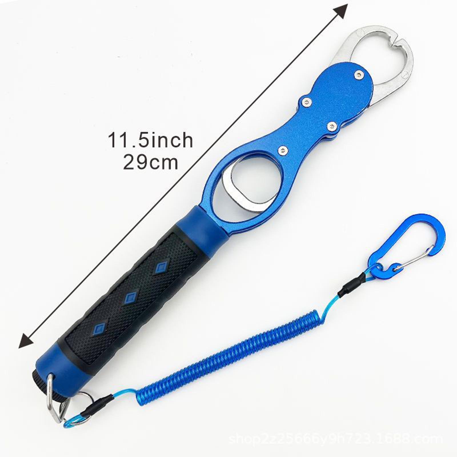 Fish Lip Gripper with Scale Fish Control Anti Slip Handle Fish Lip Grip Tool