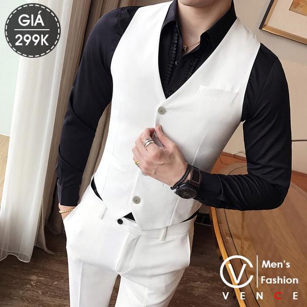 Áo Gile cao cấp theo màu vest chất vải cao cấp form ôm đẹp.