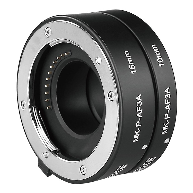 Ngàm Chụp Macro Meike MK-P-AF3A Auto Focus Extension Tube 10mm 16mm Cho Panasonic - Hàng Nhập Khẩu