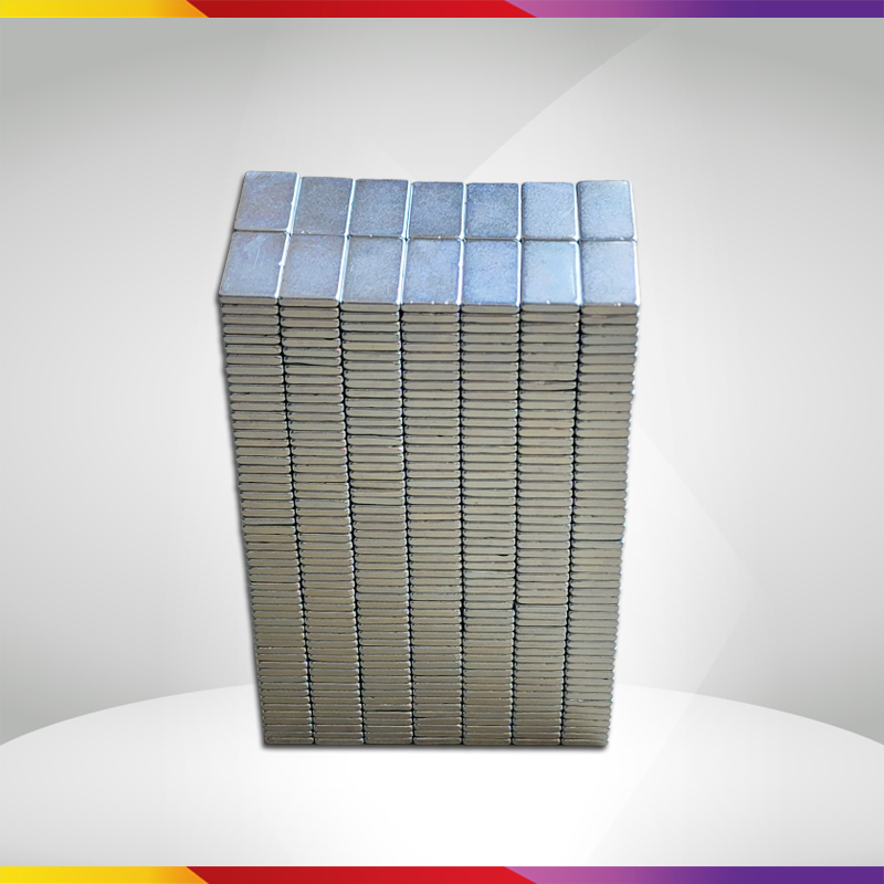 20 Viên Nam Châm Đất Hiếm Hình Chữ Nhật 20x10x2mm Mạ Kẽm Lực Từ N35 Cực Mạnh