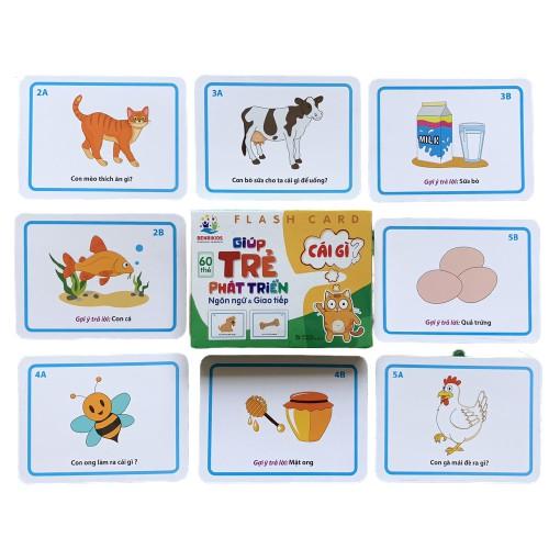 Flashcard - Thẻ học thông minh giúp trẻ phát triển ngôn ngữ và giao tiếp - Đồ chơi thông minh cho bé