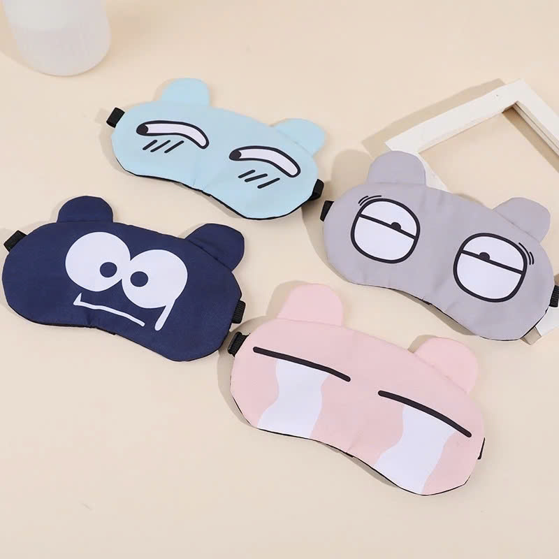 Tấm Che Bịt Mắt Có Túi Gel Làm Mát Giảm Căng Thẳng Kích thước 19x10 cm- Giao ngẫu nhiên