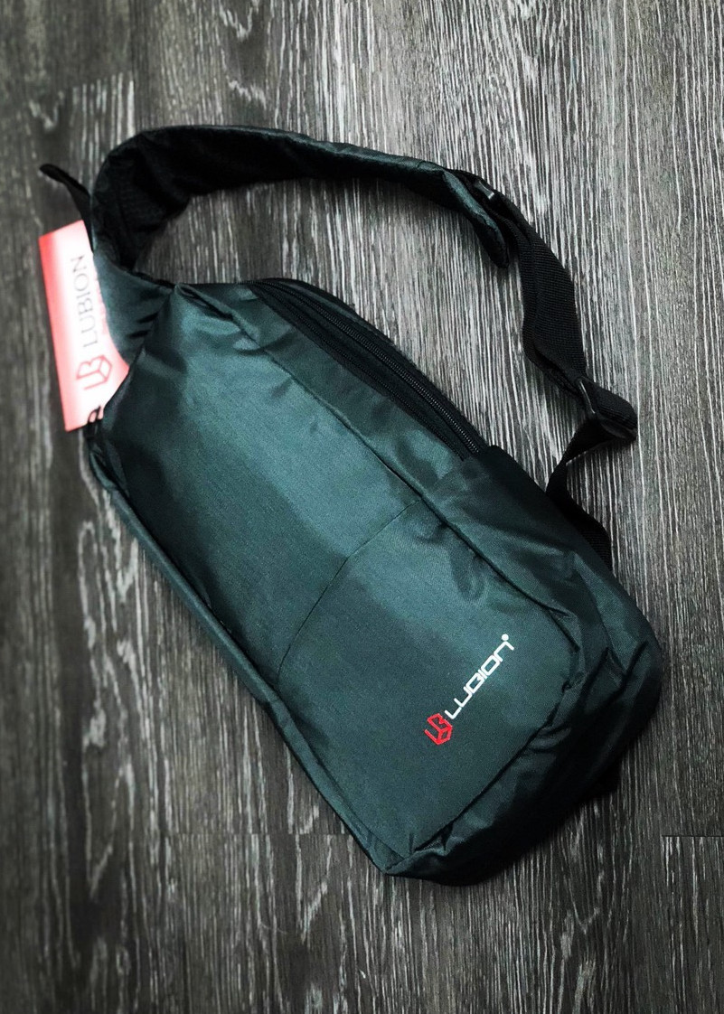 Túi Lubion đeo chéo unisex nam nữ màu xanh cổ vịt A02