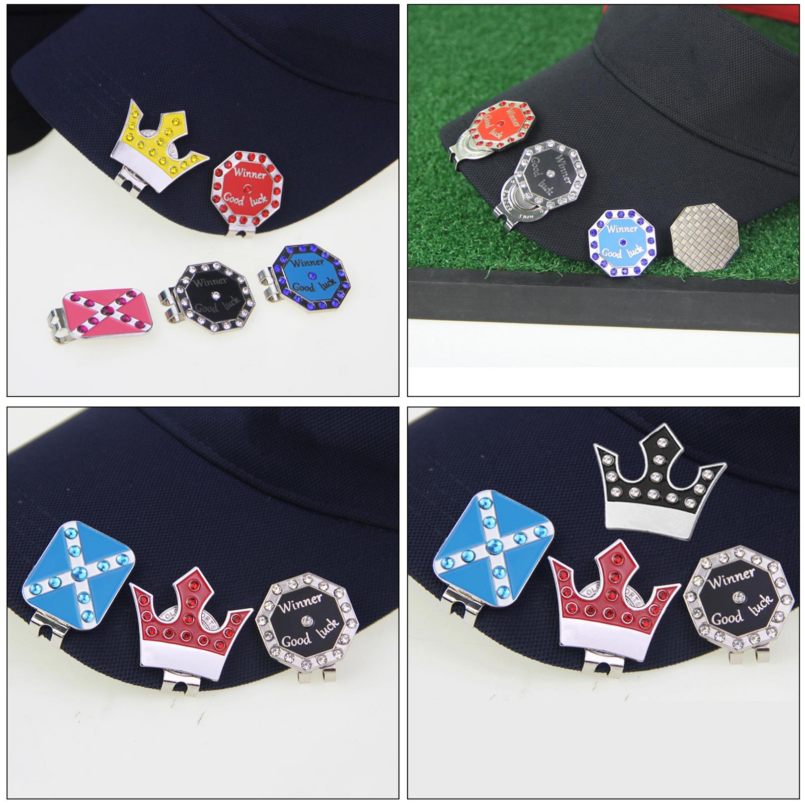 Magnetic Golf  Clip Golf Ball Aiming Marker Professional Golf Training Aids Accessories Putting Alignment Training Aids Stylish Golf Ball Markers