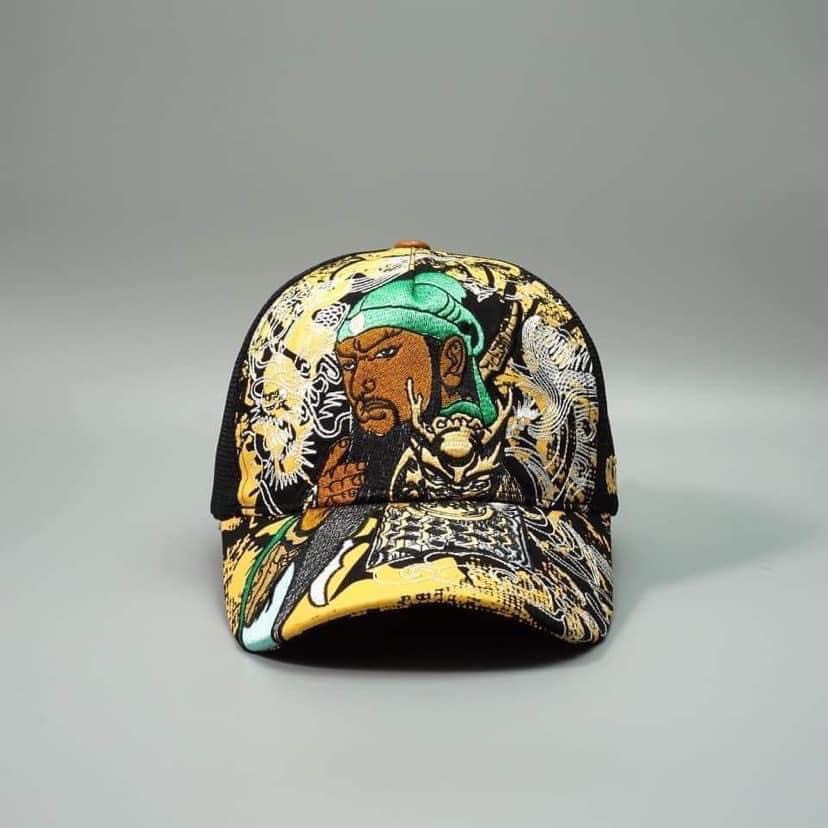 Nón kết, mũ lưỡi trai Quan Vũ phối vải jeans form chuẩn thời trang siêu đẹp (Ảnh thật)