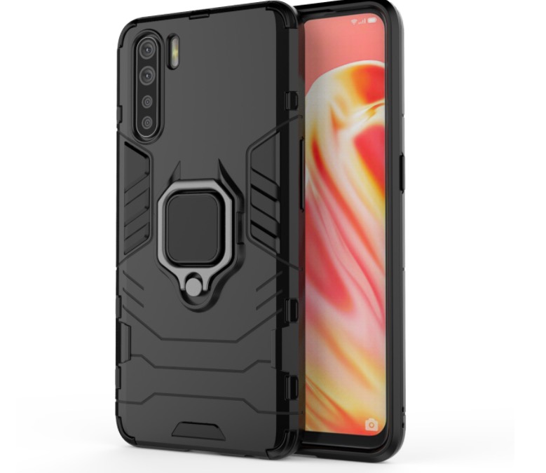 Ốp lưng dành cho OPPO Reno 3 iron man chống sốc kèm iring