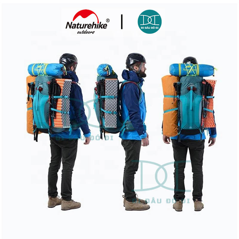 Balo leo núi trợ lực 55l/65l chống thấm, thoáng khí chính hãng Naturehike NH16Y065-Q