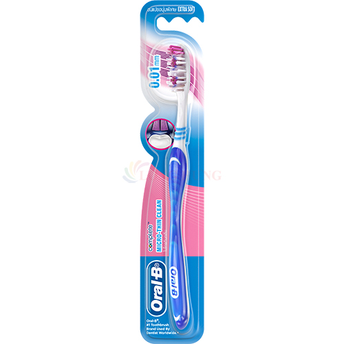 Bàn chải tay Oral-B Micro-Thin Clean (1 cây) - Hàng chính hãng