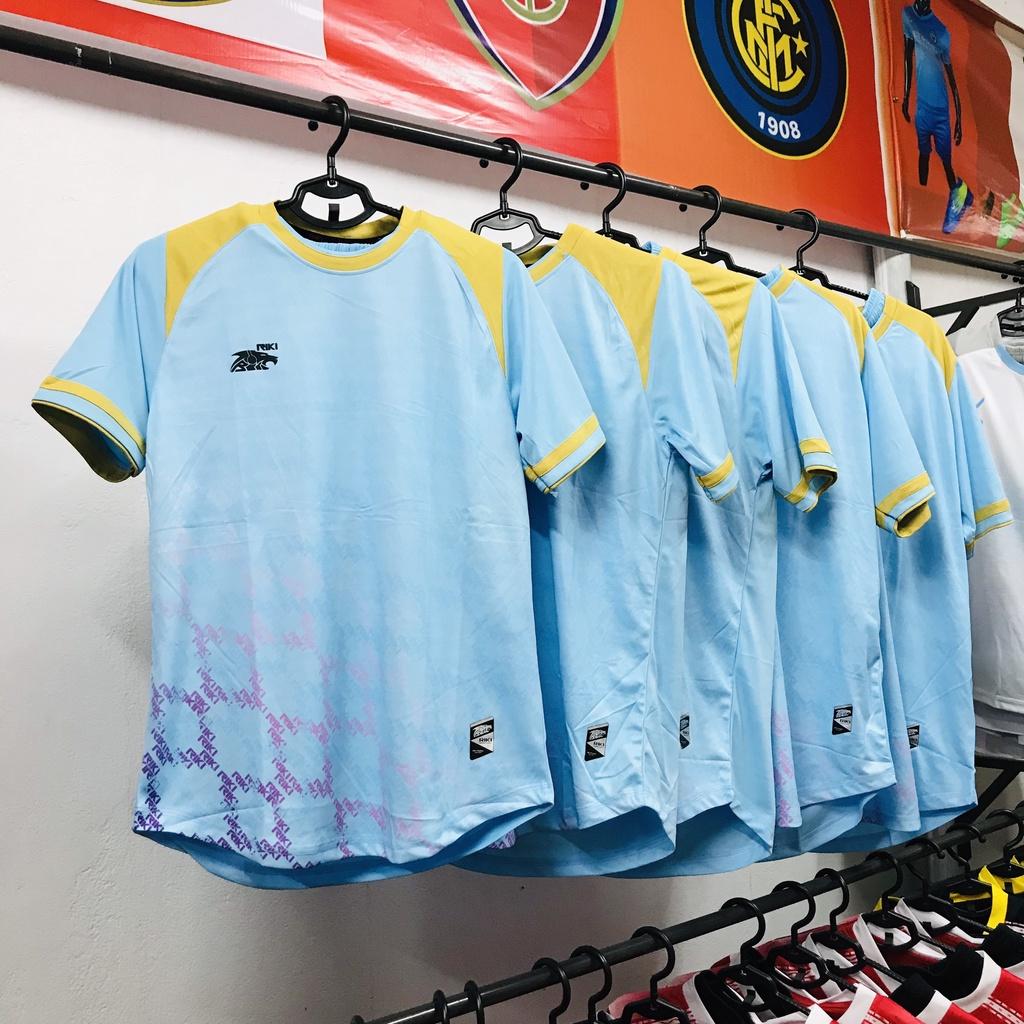 Bộ thể thao Football Riki Crom mẫu quần áo thể thao cao cấp chất vải gai lạnh