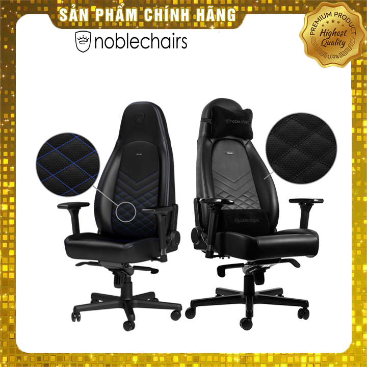 Ghế gaming cao cấp Noblechairs ICON series PU leather - Hàng chính hãng