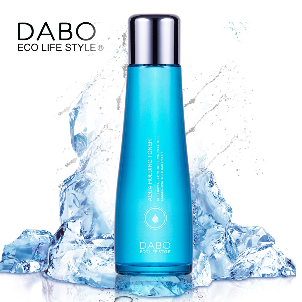 Nước Hoa Hồng Dabo Aqua Holding Toner Trắng Hồng Hàn Quốc 150ml Tặng Móc khoá