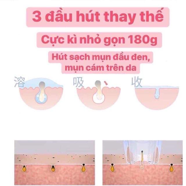 Máy hút mụn cầm tay siêu mạnh (kho sỉ)