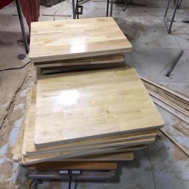 Mặt bàn gỗ cao su 50x70cm giá rẻ