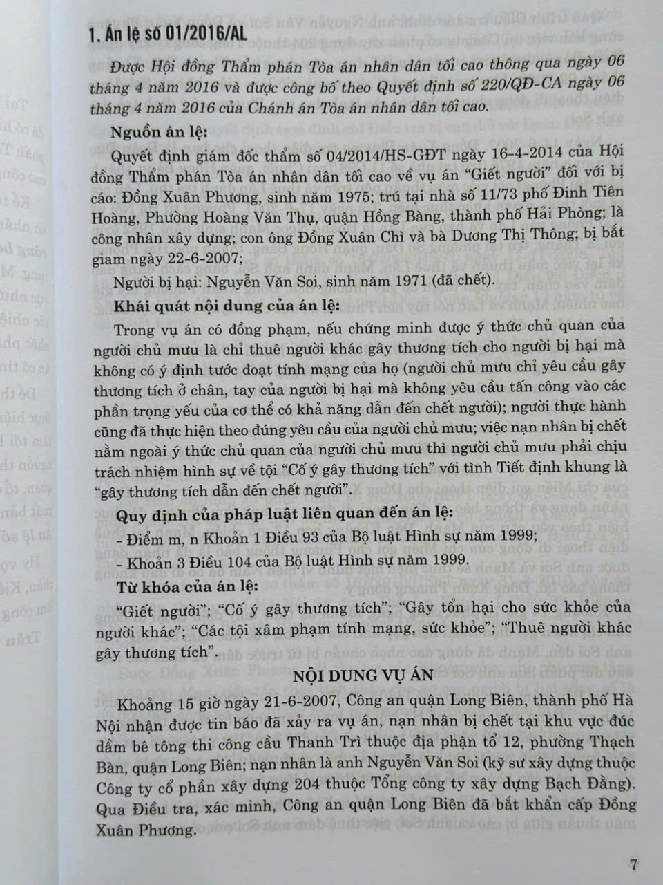 Sách Hệ Thống Án Lệ Việt Nam – Từ Án Lệ số 01 đến Án Lệ số 72 (V2481TP)
