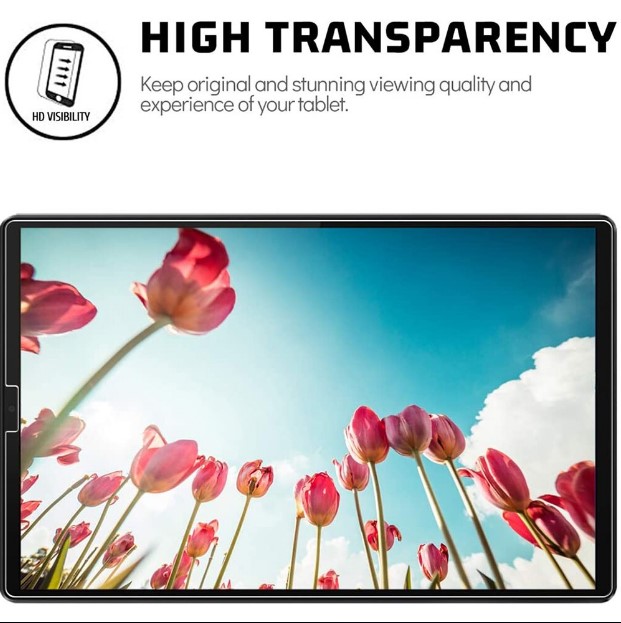 Kính cường lực dành cho máy tính bảng Lenovo Tab M10 FHD Plus TB-X606 - Độ cứng 9H, dày 0.3 mm - Kèm miếng dán