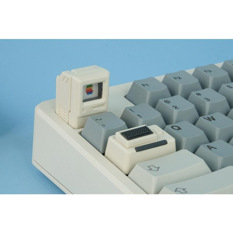 Keycap Macintosh Phong cách retro cổ điển Cá tính sáng tạo Mặt RGB bàn phím cơ Keycap