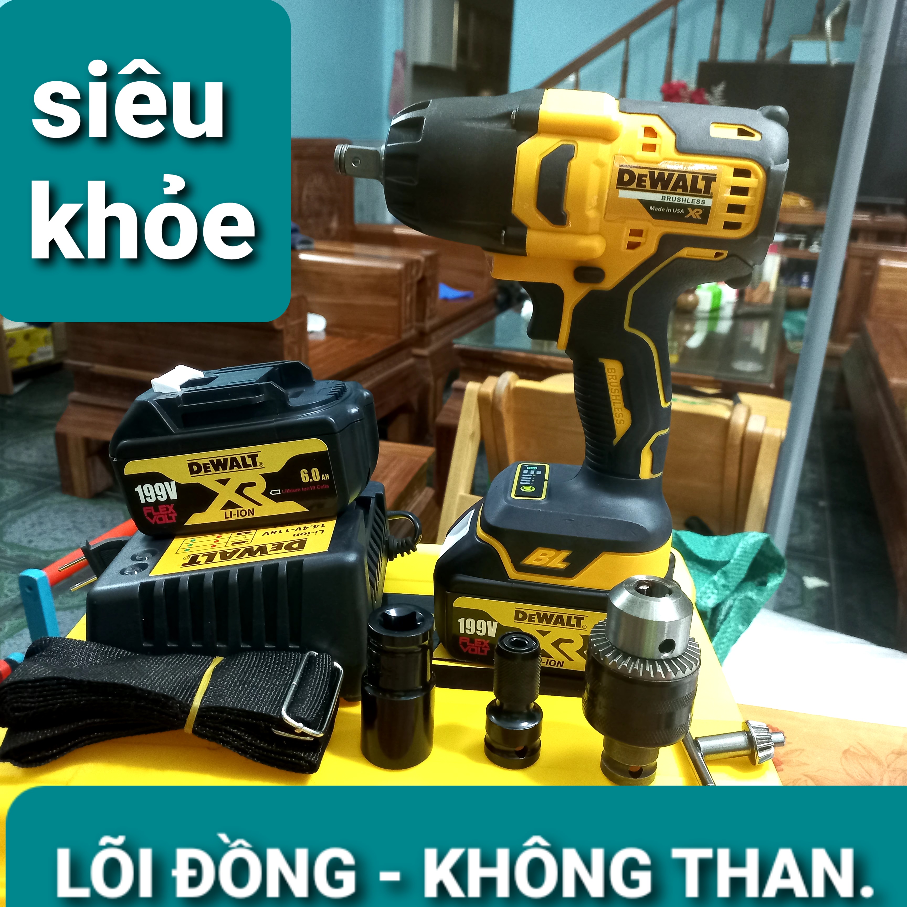 Máy siết bu lông dewalt