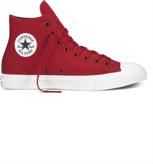 Giày Sneaker Unisex Converse Chuck Taylor All Star II Salsa Hi - Red (Size