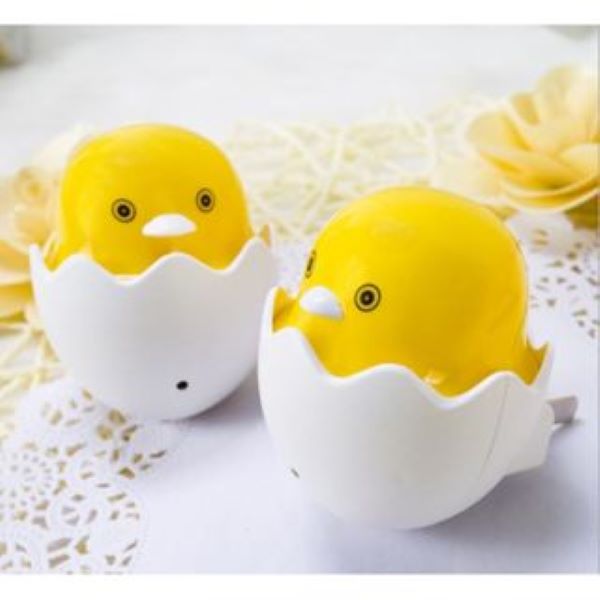 Đèn ngủ led cảm ứng sáng tối hình ngủ con gà