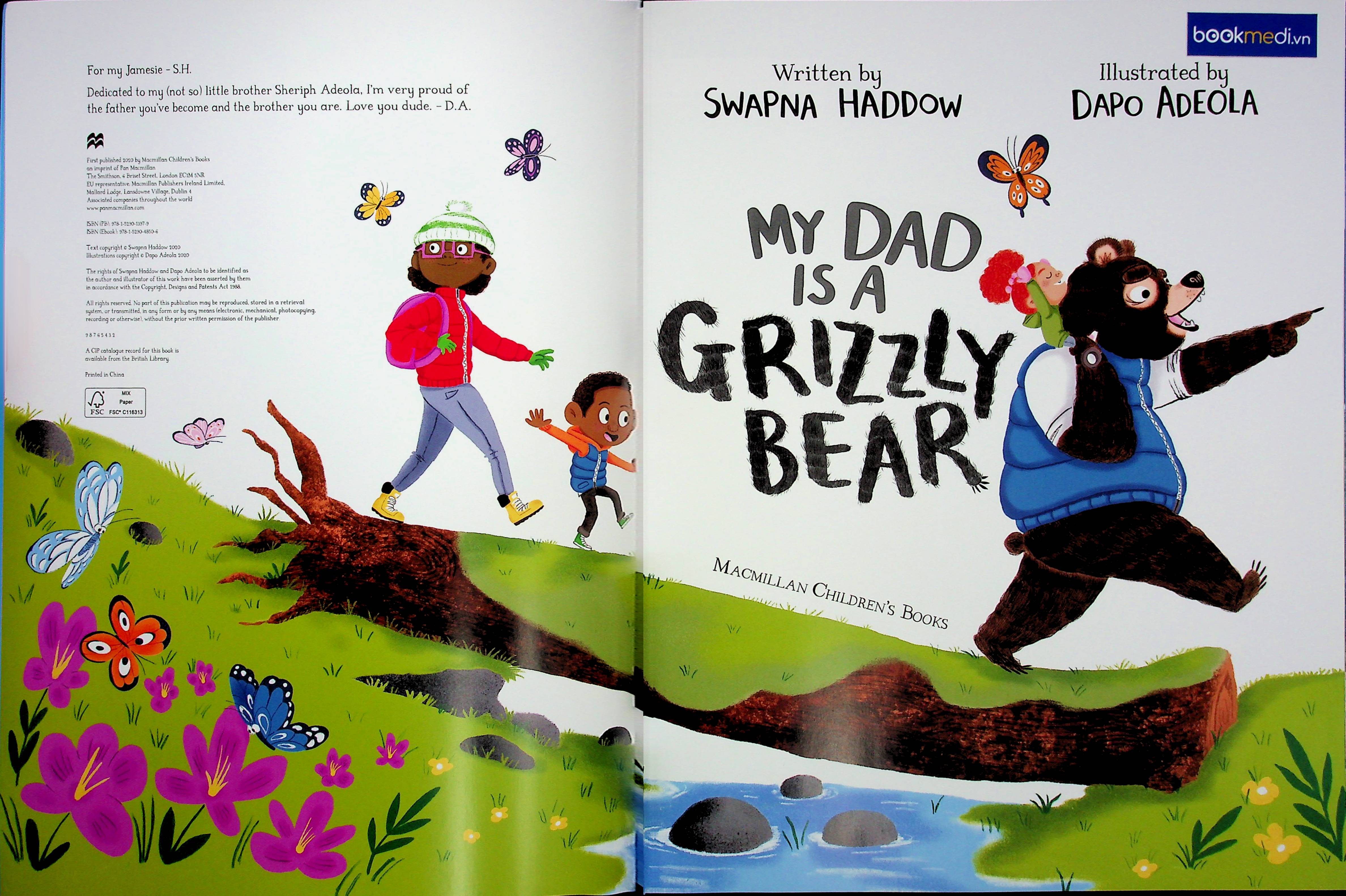 Truyện tiếng anh cho bé - My Dad Is A Grizzly Bear