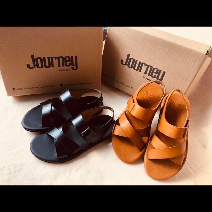 Sandals Nam Nữ JOURNEY Quai Chéo Basic Unisex Chất Liệu Da Cao Cấp