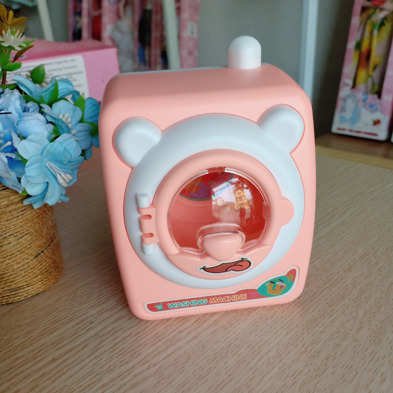 Máy giặt mini đồ chơi nội thất nhà búp bê