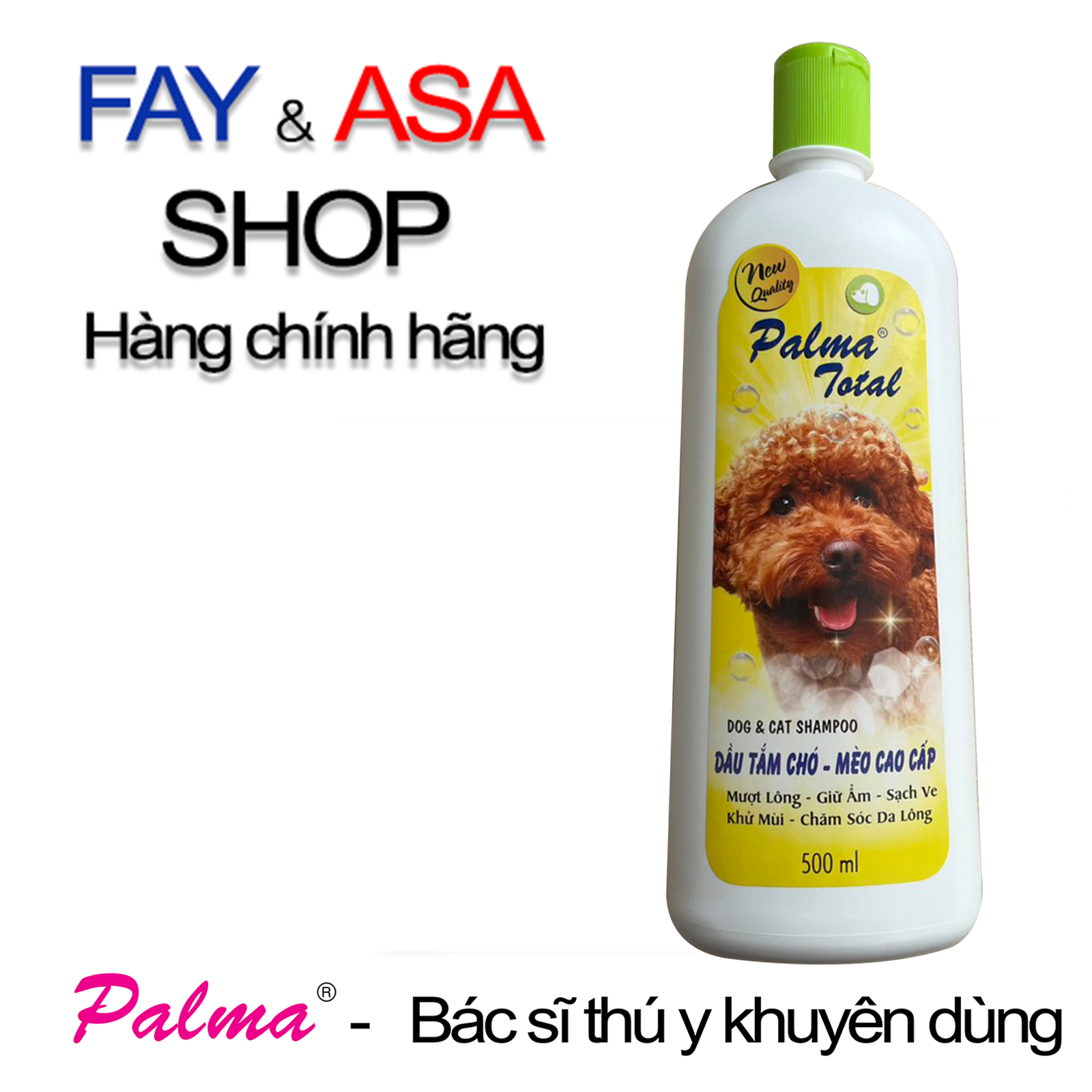 Dầu tắm Palma Total 500ml với 5 tính năng